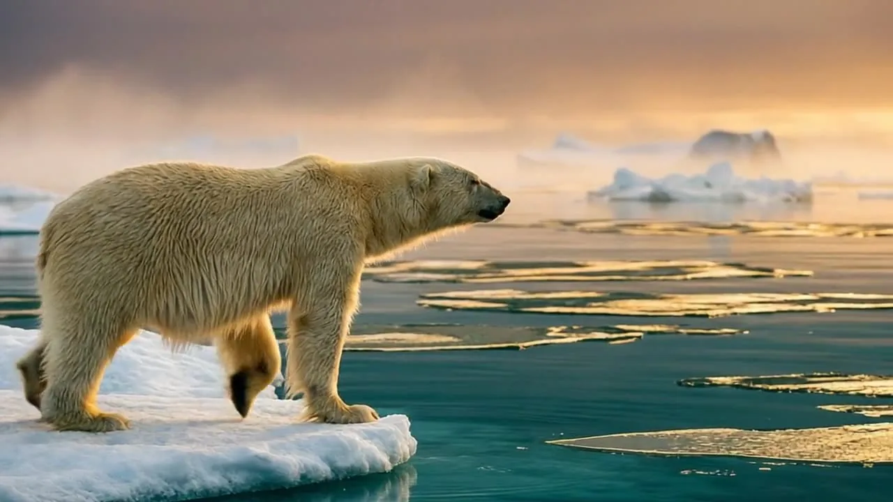 Ours sur la banquise
